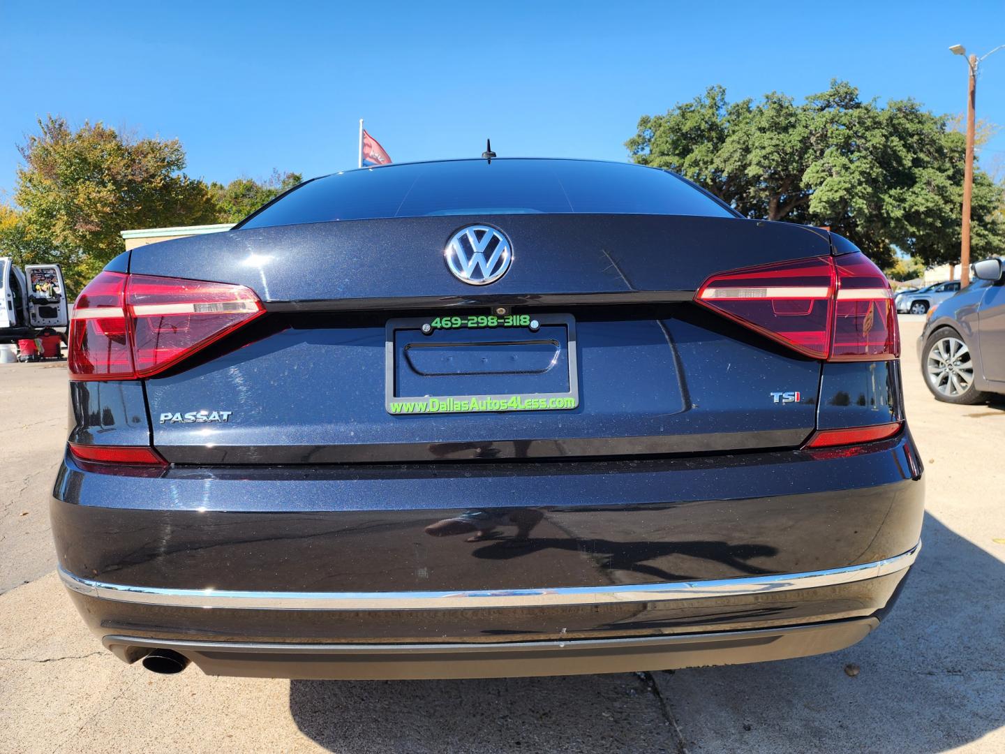 2017 BLACK /BLACK Volkswagen Passat S (1VWAT7A36HC) with an L4 engine, 6A transmission, located at 2660 S.Garland Avenue, Garland, TX, 75041, (469) 298-3118, 32.885387, -96.656776 - Welcome to DallasAutos4Less, one of the Premier BUY HERE PAY HERE Dealers in the North Dallas Area. We specialize in financing to people with NO CREDIT or BAD CREDIT. We need proof of income, proof of residence, and a ID. Come buy your new car from us today!! This is a very well cared for 2017 VW - Photo#4